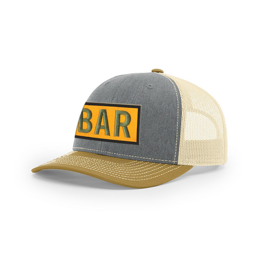BAR Trucker Hat - Amber Gold